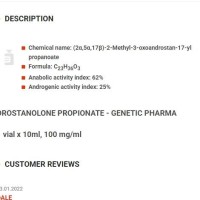 Drostanolone Propionate Genetic Labs