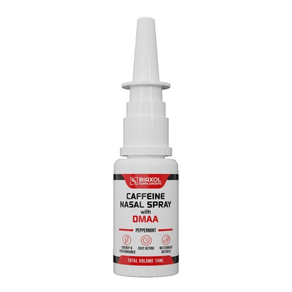 CAFFEINE NASAL SPRAY WITH DMAA IN BOTTLE Biaxol Supplements